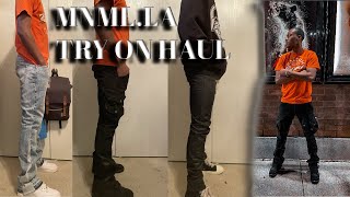 MNMLLA Clothing Haul 2023  Try On Haul Fit Pics [upl. by Enoyrt442]