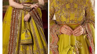 Mehndi colour combination dresses design  mehndi dress ideas [upl. by Gaddi]