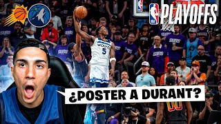 ¡EDWARDS HUMILLA a DURANT y los SUNS🫵🏼😳 ¿40  WOLVES vs SUNS Game 4 [upl. by Dolph]