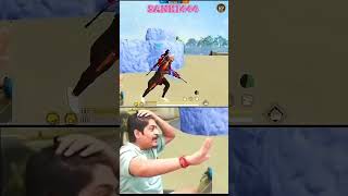 Gyan gaming reaction 😱 sanki444 4flaggamer shorts freefire gyangaming reaction [upl. by Nodyl355]