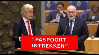 Heftig Debat Rellen in Amsterdam Wilders Eist Actie [upl. by Seadon]