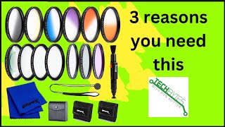 3 reasons you need the Ultimaxx 46MM Complete Lens Filter Accessory Kit for Lenses [upl. by Ecylla]