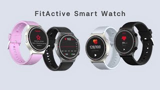 FITVII FitActive Smartwatch  Took It To The NEXT LEVEL [upl. by Ahsiloc53]