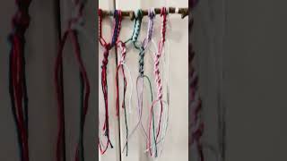 Decorazione parete macrame [upl. by Asilad]