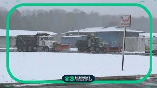 Checking on the main roads in Camden County NJ in winter storm [upl. by Mandi624]