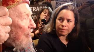 Natalie Merchant and Pete Seeger  NY State of the State Rally to Ban Fracking  1913 [upl. by Annayr]