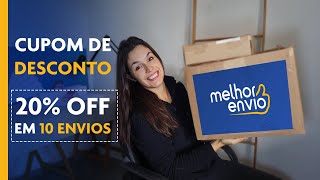 O Melhor Cupom de Desconto Melhor Envio 2024  20 em 10 Envios [upl. by Cherilyn908]