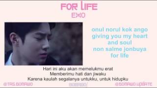 EXO  FOR LIFE MV amp EASY LYRIC ROMINDO [upl. by Mohandis]