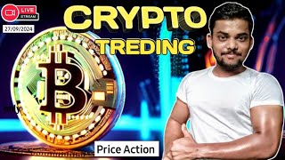 Crypto  Forex Scalping Trading  27 SEPTEMBER  bitcoin ethereum xauusd livetrading [upl. by Ennis445]