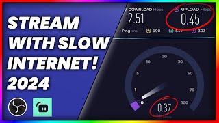 These OBS Settings WILL HELP YOU STREAM with SLOW INTERNET  Best OBS Settings For Slow Internet [upl. by Bellaude387]