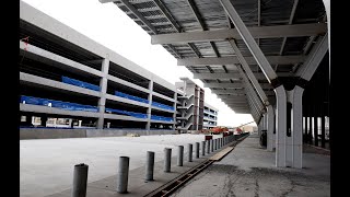 See inside new KCI Halfway through construction 15B terminal on time and on budget [upl. by Ellehsor]