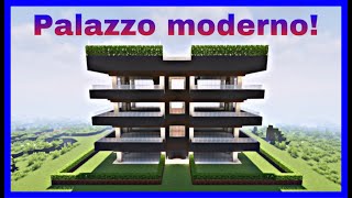 COME COSTRUIRE UN SEMPLICE PALAZZO MODERNO SU MINECRAFT  MINECRAFT ITA  Tutorial [upl. by Yar]