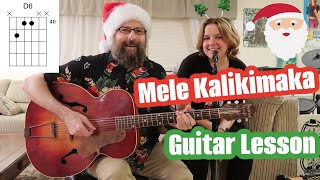 quotMele Kalikimakaquot  Guitar Lesson  chords intro and solo [upl. by Gale]