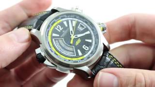 JaegerLeCoultre Master Compressor EWA Valentino Rossi LE Luxury Watch Review [upl. by Aiuqes]