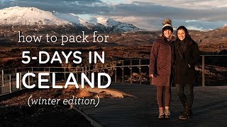 WHAT TO PACK FOR ICELAND WINTER  Printable Iceland Packing List [upl. by Perla415]