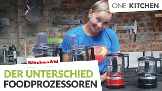 KitchenAid Food Prozessoren im Vergleich – Welcher passt zu Dir  by One Kitchen [upl. by Fredia82]