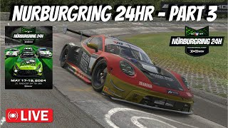 iRacing Nurburgring 24HR Part 3 [upl. by Enaed818]