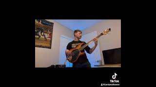 Saturday Love bass cover updated vid wtabs [upl. by Pryce988]