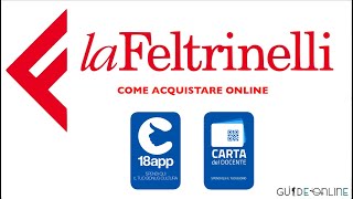 Come acquistare libri online da Feltrinelli con 18app e Bonus Docente [upl. by Hsemin]