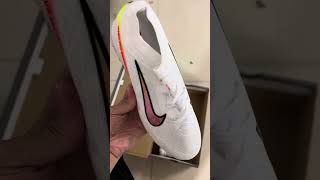 Nike Air Zoom Mercurial Vapor 15 Elite TF Artificial Turf Soccer Shoes  WhiteBlackPink [upl. by Kulsrud253]