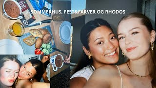 VLOG Fest sommerhus hygge og Rhodos vlog m Mariahhh [upl. by Necaj466]