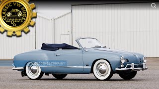 VW Karmann Ghia Convertible Breaks Sales Record  Gooding amp Company [upl. by Nehgaem672]