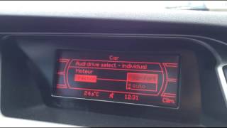 Audi MMI Basic Plus Drive Select Individual [upl. by Modern837]