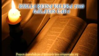 Biblia HabladaBIBLIA REINA VALERA 1960 GÁLATAS CAP 4 [upl. by Hsiwhem]