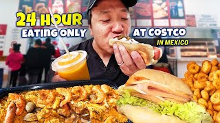 24 Hours Eating ONLY at Costco in MEXICO [upl. by Hilten]