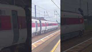 Intercity 225 set flying through Grantham [upl. by Wadsworth]