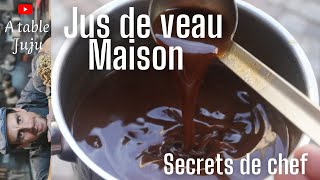 fond de veau  Comment Faire un Jus de Veau Maison comme un Chef [upl. by Gnues]