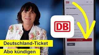 DeutschlandTicket Abo kündigen Im Aboportal der DB anmelden und das Abo beenden [upl. by Eillen]