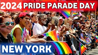 🏳️‍🌈 Greenwich Village after NYC PRIDE MARCH 2024 ⛈️ Rain and Thunderstorm in NYC [upl. by Olimpia50]