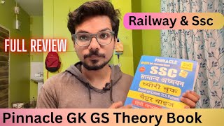 Pinnacle GK GS Theory Book Review for Railway and SSC [upl. by Kallick601]