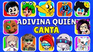 ¡Adivina Quien Canta 🐶 🟡Mikecrack🐸 Simba🎤🎮 👦🏻 Karim Juega 🤪 JexhTp  JEGATOONS [upl. by Dareen]