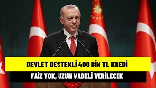 Devlet Destekli 400 Bin TL FAİZSİZ KREDİ Müjde SGK’dan Geldi [upl. by Mirella122]