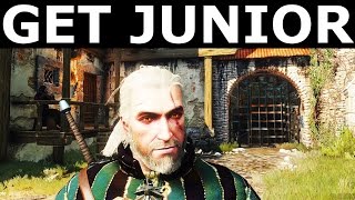 The Witcher 3  Get Junior  Finding The Secret Stash [upl. by Koffler]