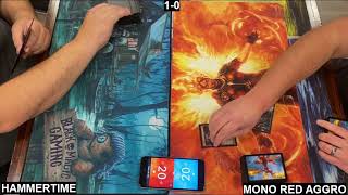 Modern  Hammertime Vs Mono Red Aggro [upl. by Aineles218]