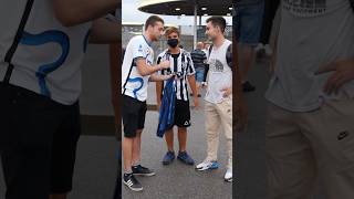 INTERISTA ESULTA CON LA MAGLIA DELLA JUVE 😨 [upl. by Nelyk]