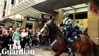 Thousands gather across Australia in Covid antilockdown march and protests [upl. by Philipa]