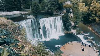 Vodopad Jajce Jajce Waterfall  4K Video [upl. by Zere]