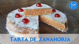 TARTA DE ZANAHORIA sin horno  Cocina al día  Receta 22 [upl. by Ammeg579]