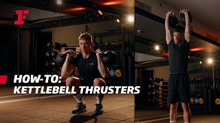 HowTo Kettlebell Thrusters I 8 [upl. by Airakaz]