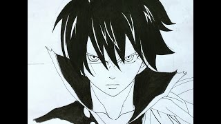 How to draw Zeref Fairy Tail [upl. by On]