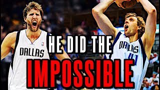 How Dirk Nowitzki Accomplished One of the Most IMPRESSIVE Feats In NBA History [upl. by Nicole]