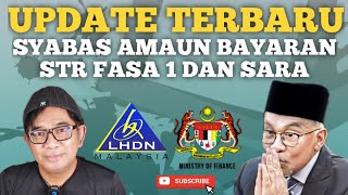 SYABAS UPDATE TERBARU AMAUN STR 2025 DAN SARA 2025 [upl. by Arikat]