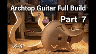 Building an Archtop Guitar Part 7  Fretting Tailpiece amp Accessories [upl. by Nitsyrc561]