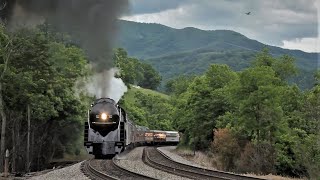 NampW 611 on the Mainline  Roanoke Excursions [upl. by Ahsena]