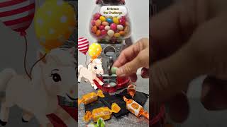 🦄asmr BEST GUMBALL MACHINE support animals horse running [upl. by Josephson]