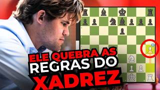 Carlsen quebra TODAS as regras do xadrez e GANHA em 18 lances [upl. by Eamanna]